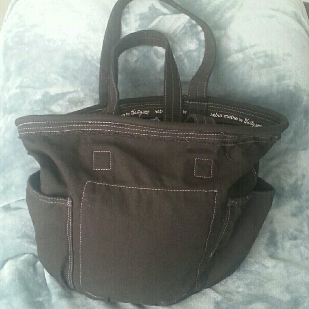 Thirty-one retro metro canvas tote bag